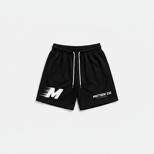 Motion Co. Mesh Shorts in Black