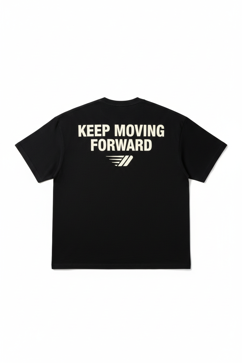 Motion Co. Oversized Graphic Tee - Back Design